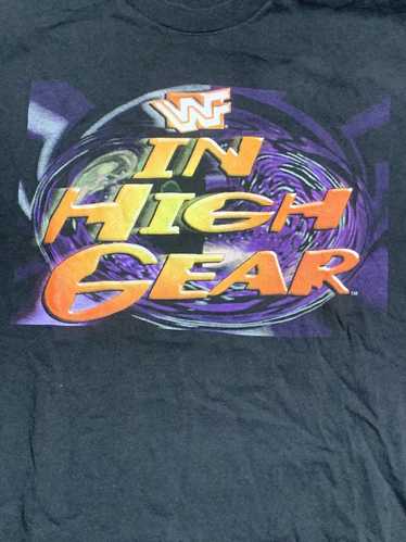 Tour Tee × Vintage × Wwf VTG 90s WWF “In High Gear