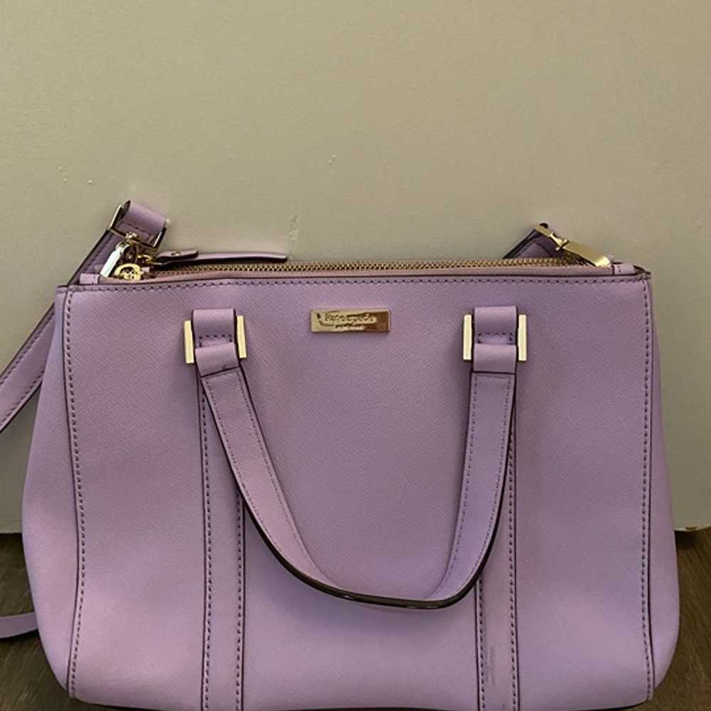 lavender kate spade crossbody purse - image 2