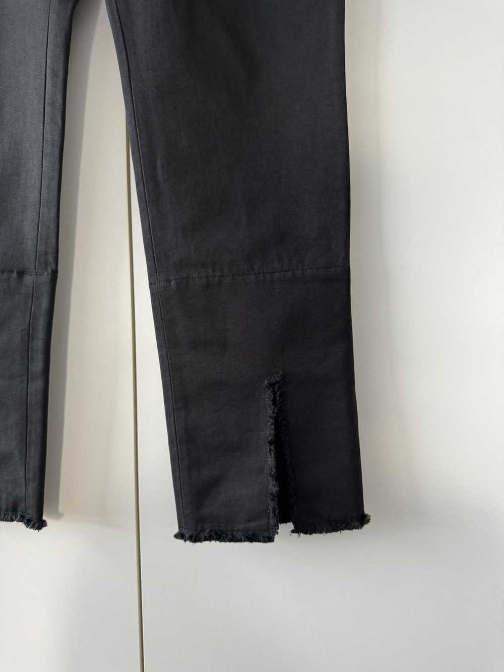 Dion Lee Unisex Split Hem Frayed Trousers XL - image 4