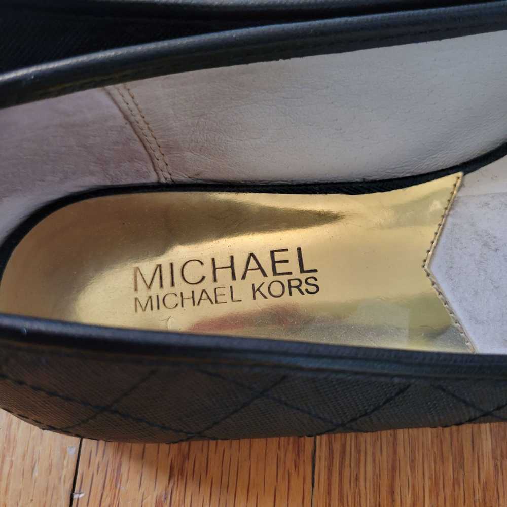 Michael Kors Michael Kors 9M Black Leather Loafer… - image 6