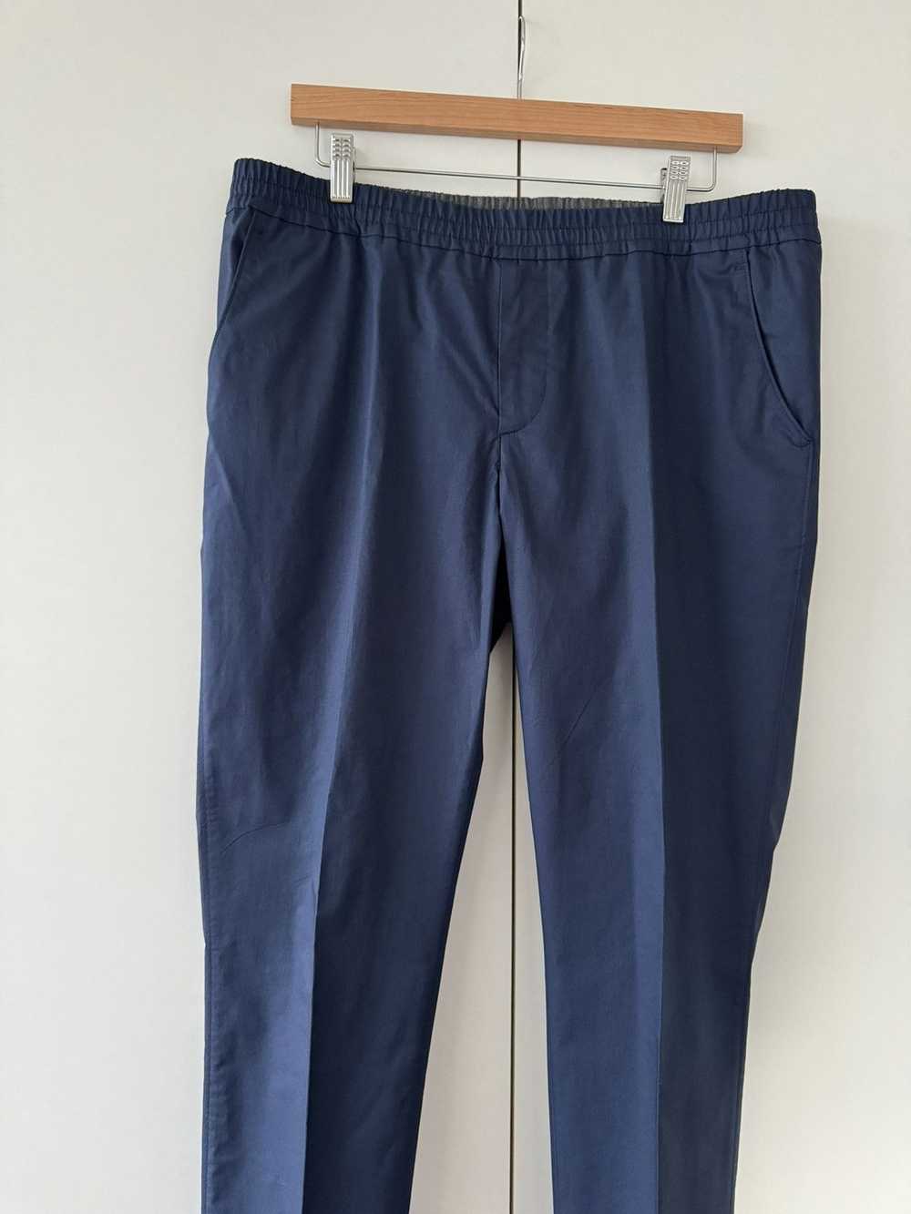 Loro Piana Navy Leisure Pants in Light Cotton 52 … - image 3