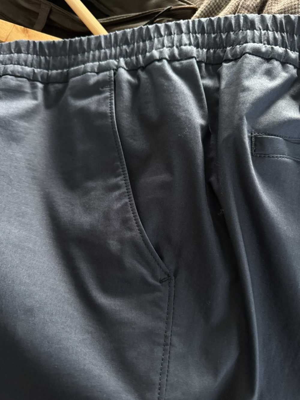 Loro Piana Navy Leisure Pants in Light Cotton 52 … - image 7