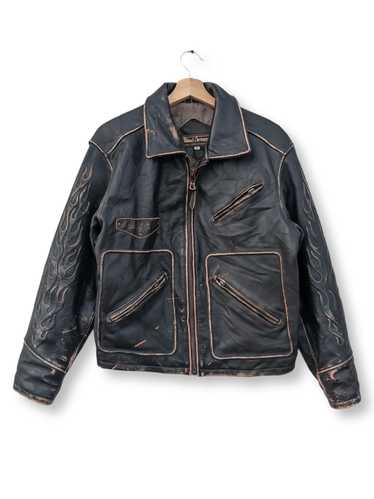 Wind armor leather jacket - Gem