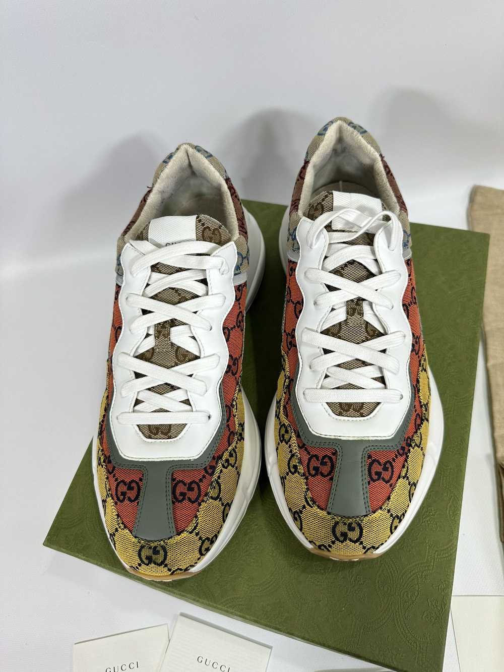 Gucci Gucci Rhyton Shoes Multicolor Monogram Chun… - image 4