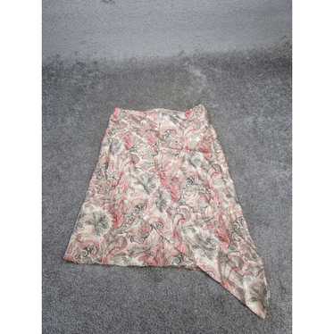 Vintage Magaschoni Skirt Womens 4 Faux Wrap Silk R