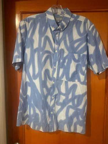 Cos Cos Blue and White Pattern Shirt