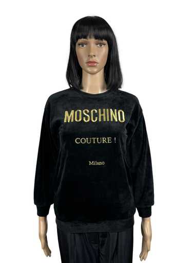 Moschino Moschino Couture Teen Velour Sweatshirt