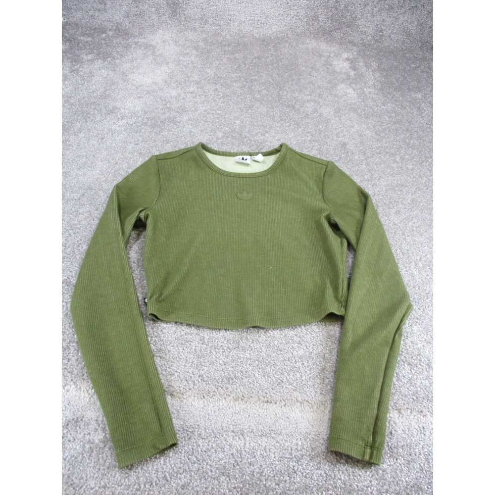 Adidas Adidas Sweatshirt Womens Small Olive Green… - image 1