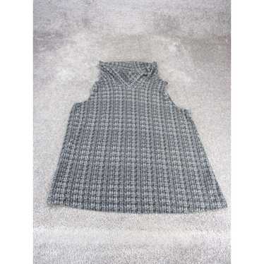 Vintage J.Jill Shirt Womens Large Gray Mock Neck C