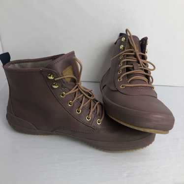 Boots Ankle Size 11 KEDS Splash Coated Canvas Pur… - image 1
