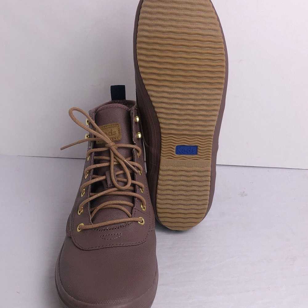 Boots Ankle Size 11 KEDS Splash Coated Canvas Pur… - image 9