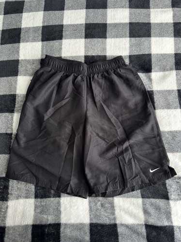 Nike × Vintage Nike Black Shorts Small Embroidered
