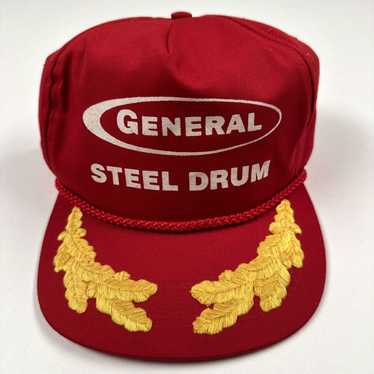 Vintage Vintage General Steel Drum Hat Sansun Rope