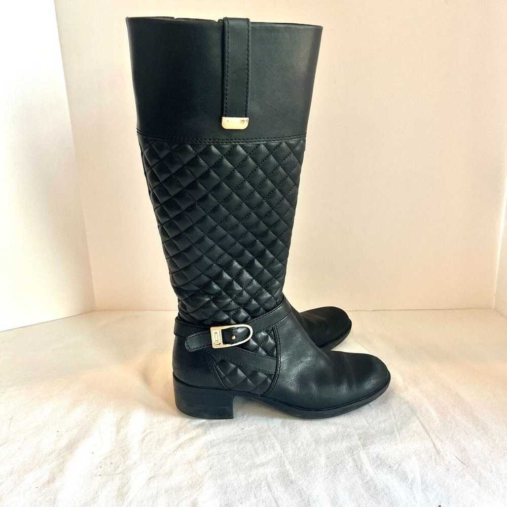Bandolino Blushe Black Zipper Tall Boots Womens S… - image 2