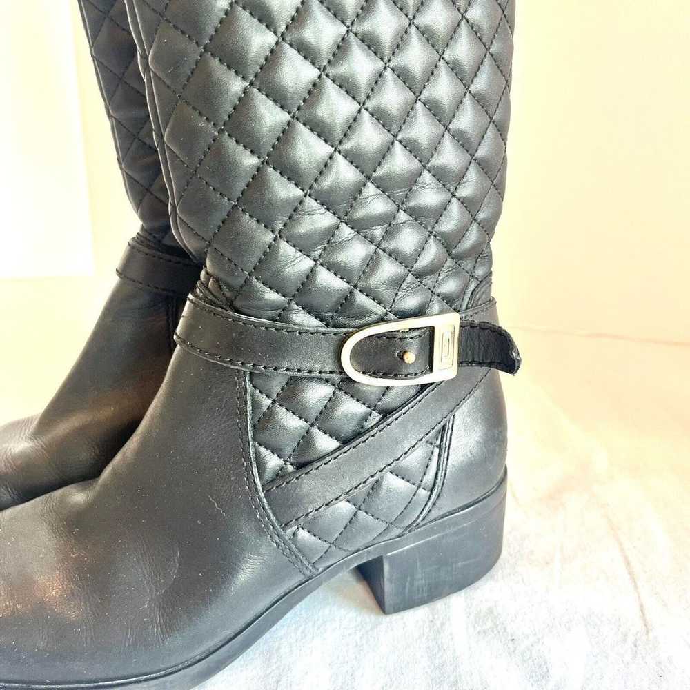 Bandolino Blushe Black Zipper Tall Boots Womens S… - image 4