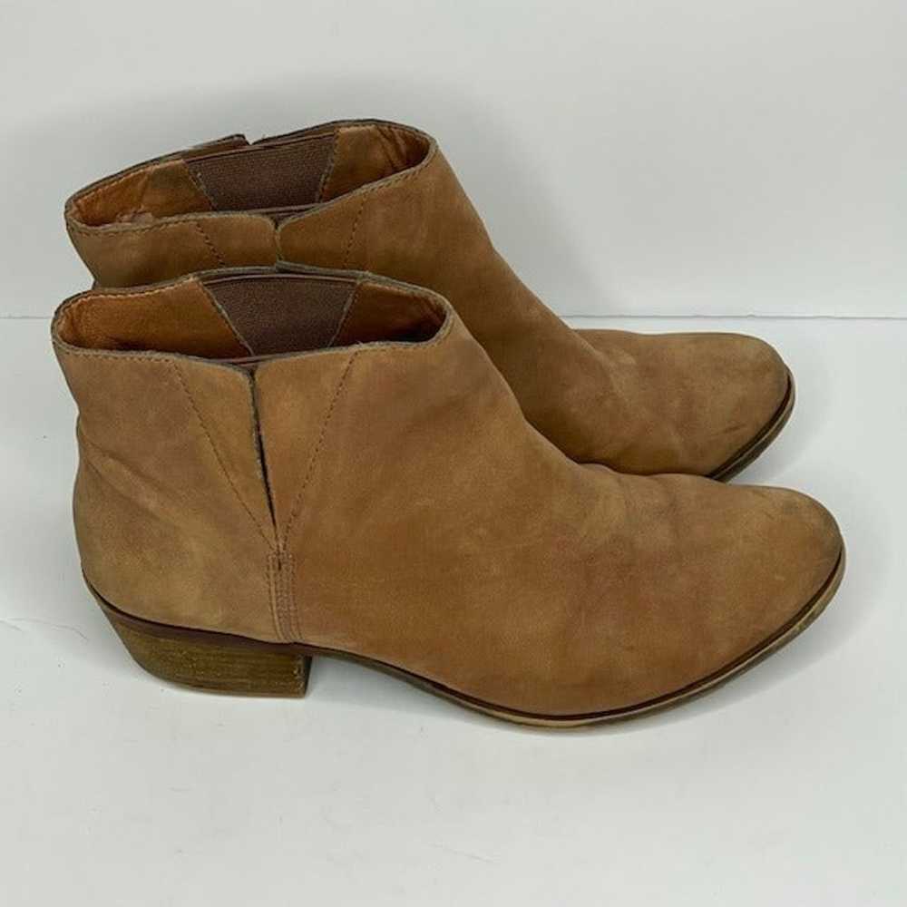 Lucky Brand Brown Suede Leather Booties - image 1