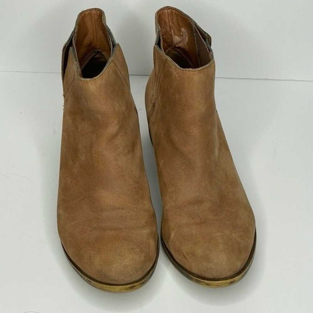 Lucky Brand Brown Suede Leather Booties - image 2