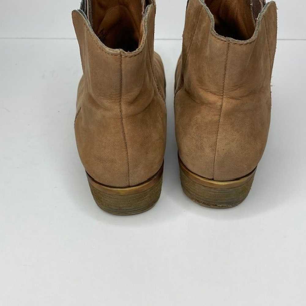 Lucky Brand Brown Suede Leather Booties - image 4