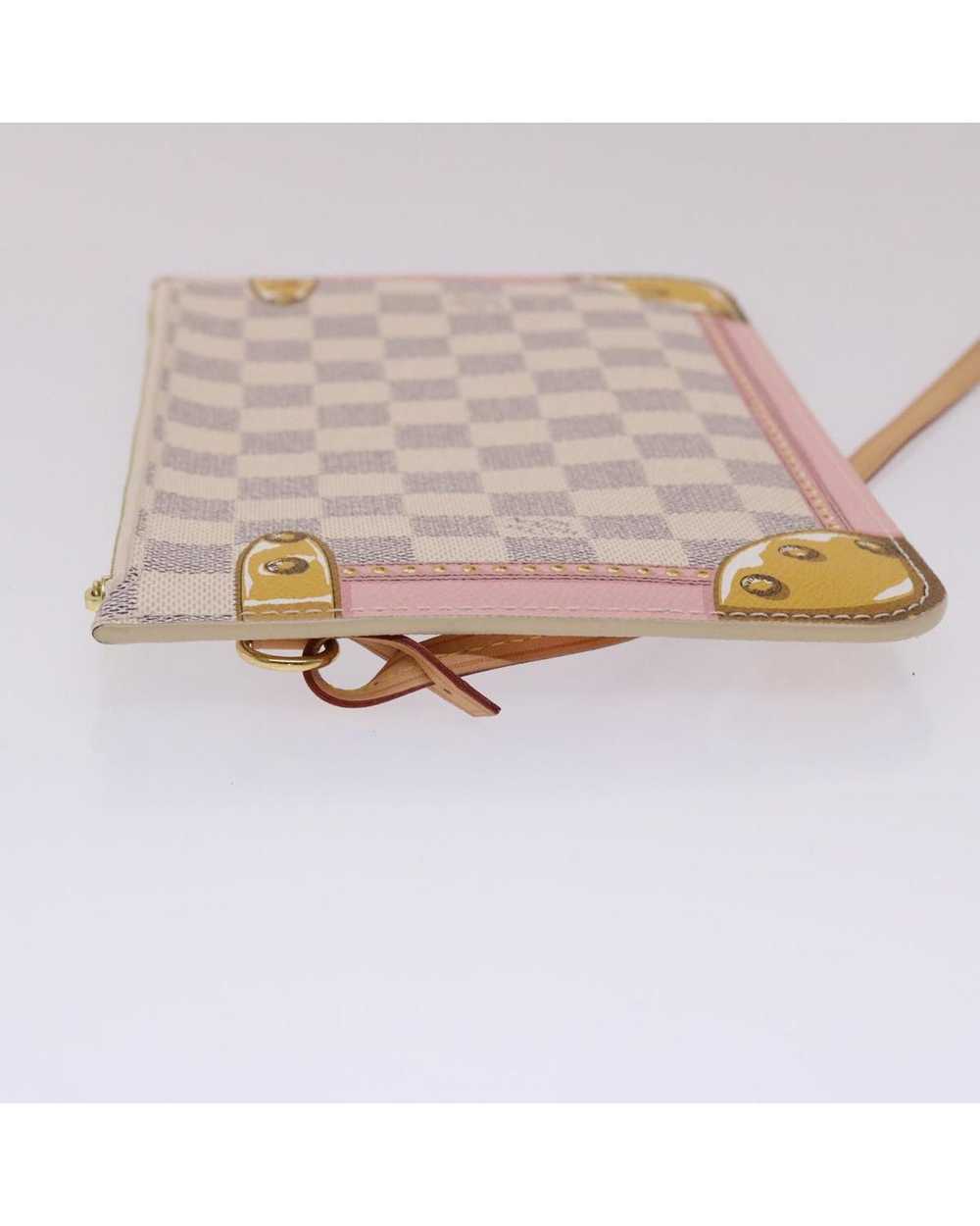 Louis Vuitton Damier Azur Canvas Pouch Trunk Coll… - image 4