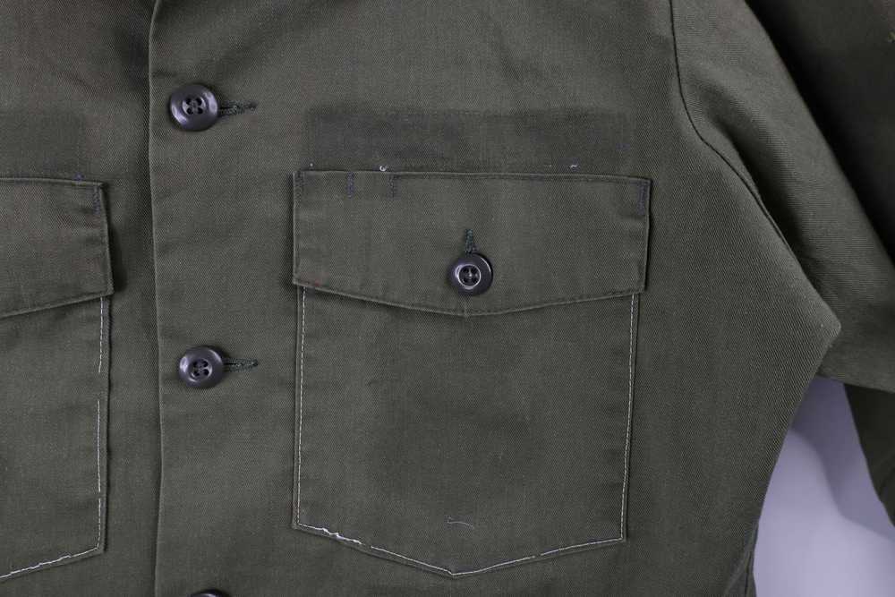 Vintage Vintage 70s Vietnam War Field Button Shir… - image 6
