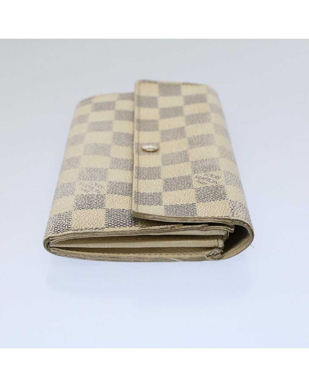 Louis Vuitton Damier Azur Long Wallet with Button… - image 4