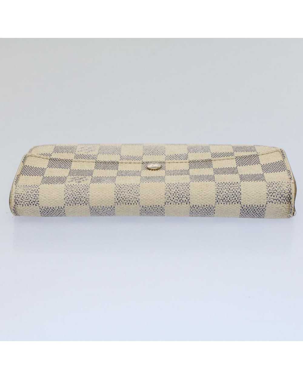 Louis Vuitton Damier Azur Long Wallet with Button… - image 5