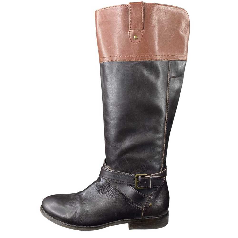 Marc Fisher Women’s Audrey Tall Black Brown Ridin… - image 3