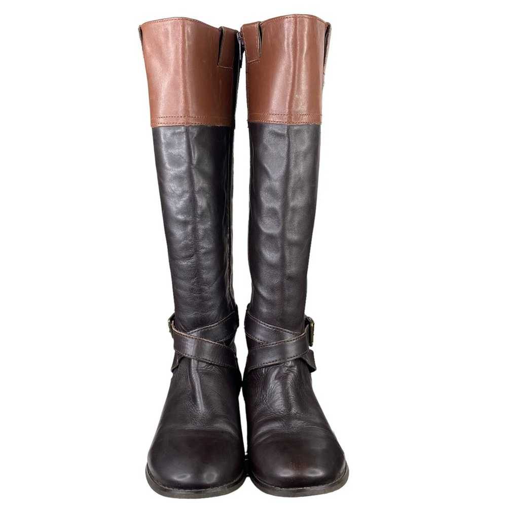 Marc Fisher Women’s Audrey Tall Black Brown Ridin… - image 6