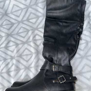 Womens black Over the knee Boots