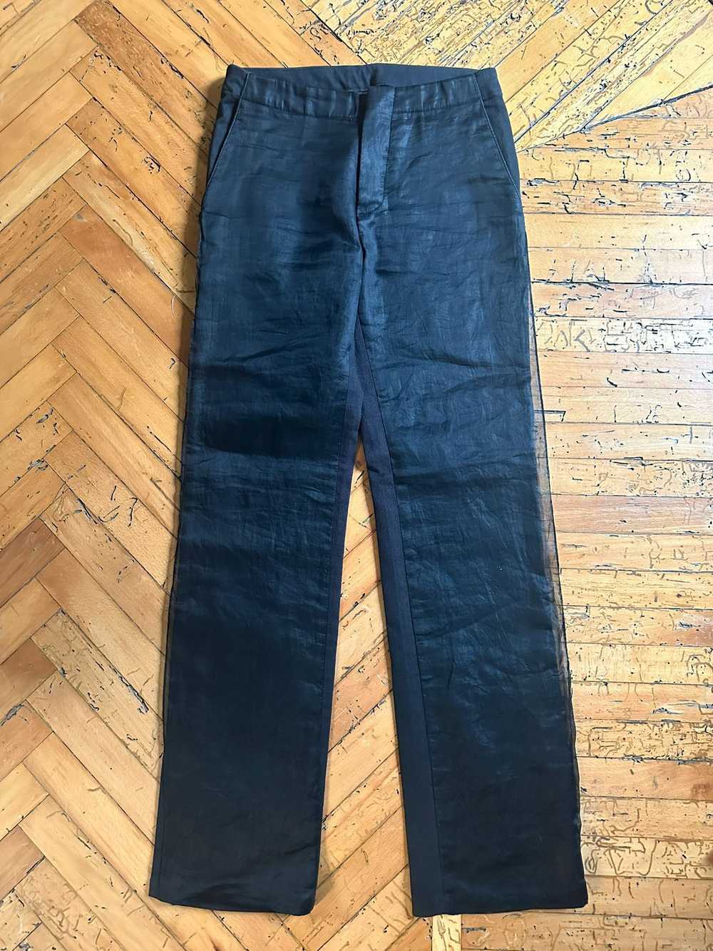Helmut Lang AW1997 Layered Chiffon Jeans - image 2