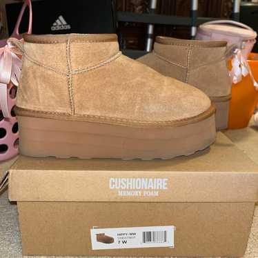 Cushionaire Memory Foam Booties