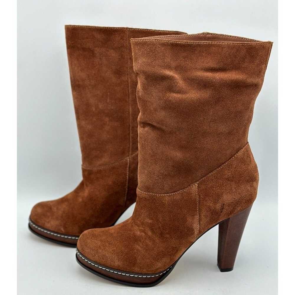 Cole Haan Women's Boots Size 8.5 B Brown Suede Le… - image 2