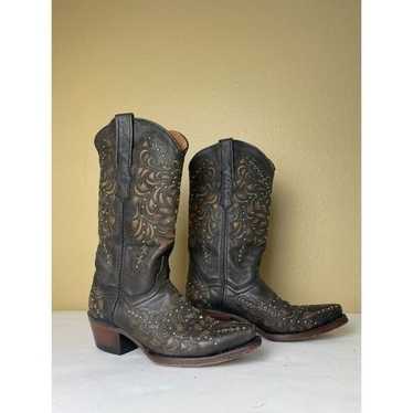 Innovation Mocha Color Women’s Western Leather Cow