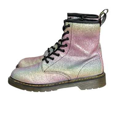 Dr. Martens Glitter Lace Up Boot 1460 Rainbow Glit