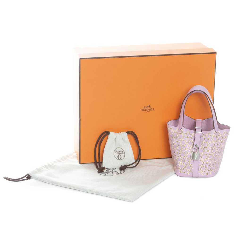 Hermès Picotin leather handbag - image 9
