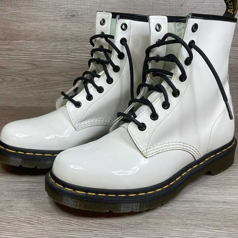 Vintage White Doc Marten Boots  Womens 9 - image 1