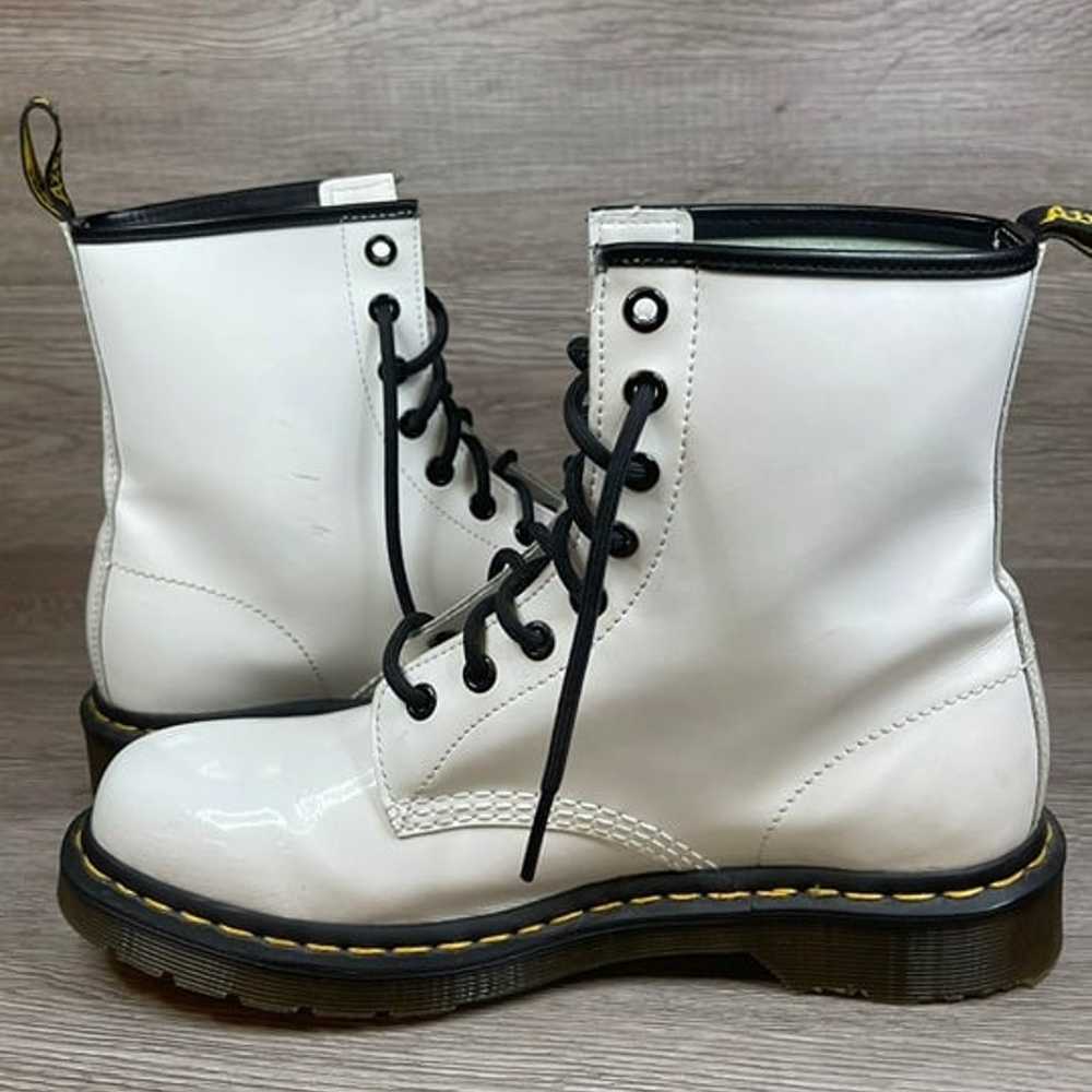 Vintage White Doc Marten Boots  Womens 9 - image 5