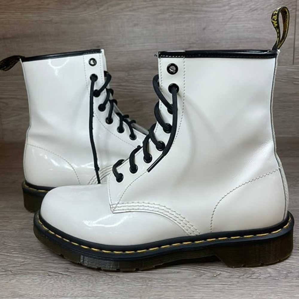 Vintage White Doc Marten Boots  Womens 9 - image 7