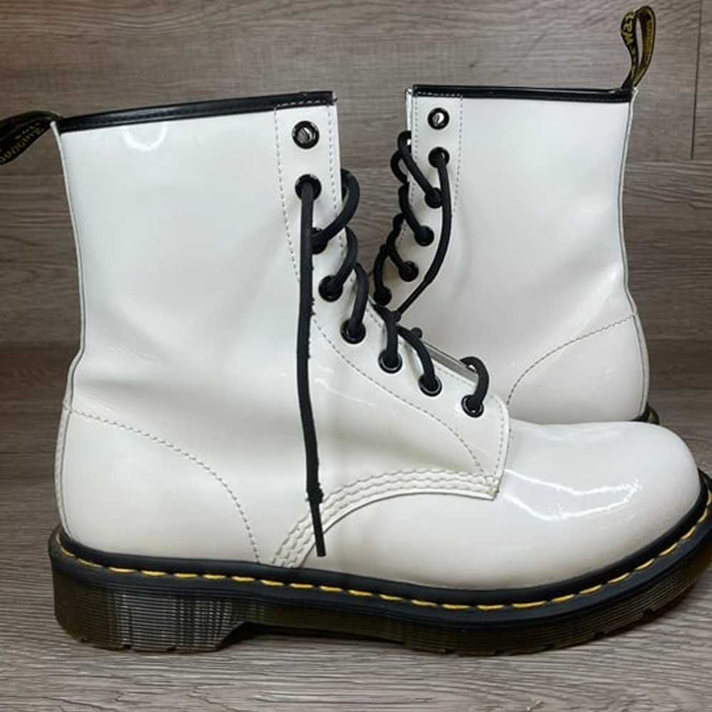 Vintage White Doc Marten Boots  Womens 9 - image 8