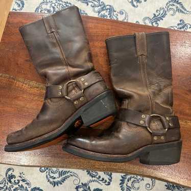 Women’s Harley Davidson leather boots size 7 - image 1