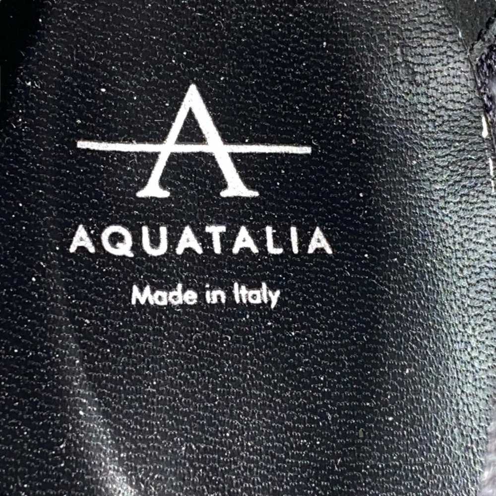 Aquatalia Women's Bree Black Leather Moto Ankle B… - image 11