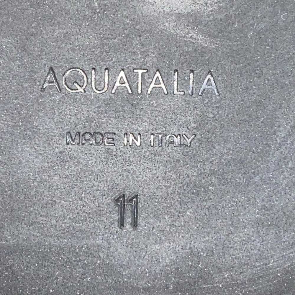 Aquatalia Women's Bree Black Leather Moto Ankle B… - image 12