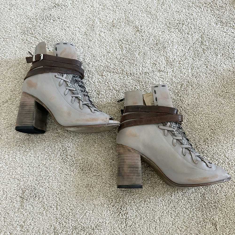 Freebird By Steven Eagle Ankle Booties Heels Leat… - image 4