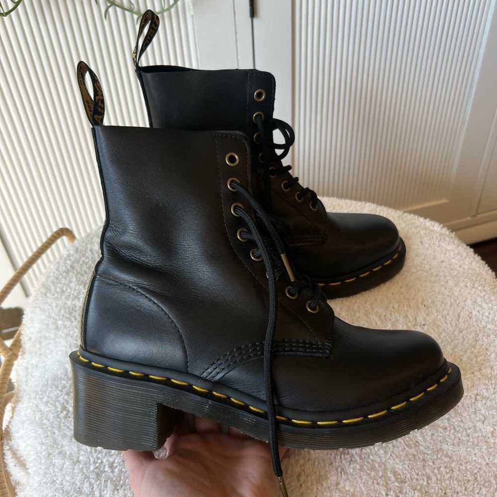 Dr. Martens Clemency Smooth Leather Heeled Lace U… - image 10