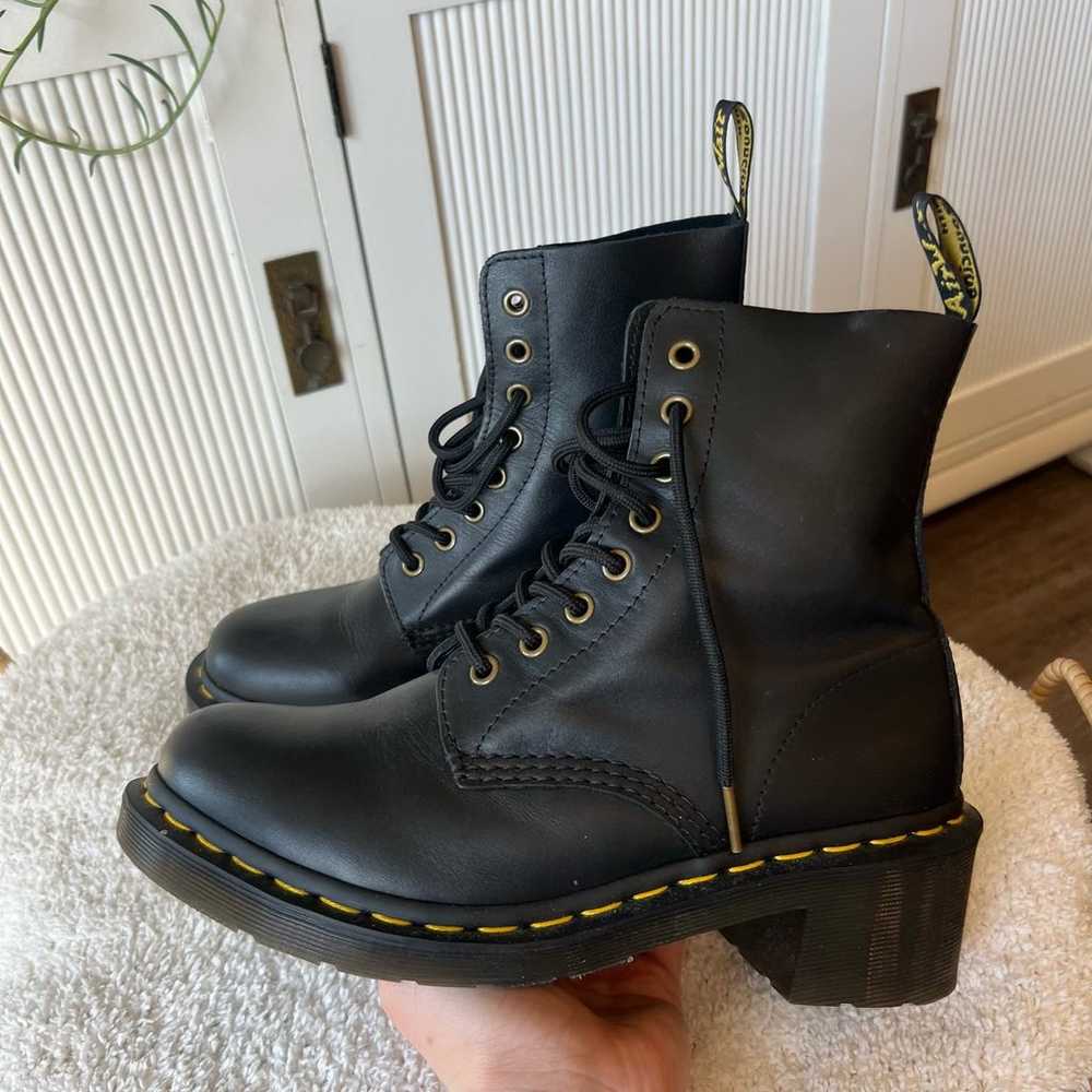 Dr. Martens Clemency Smooth Leather Heeled Lace U… - image 11