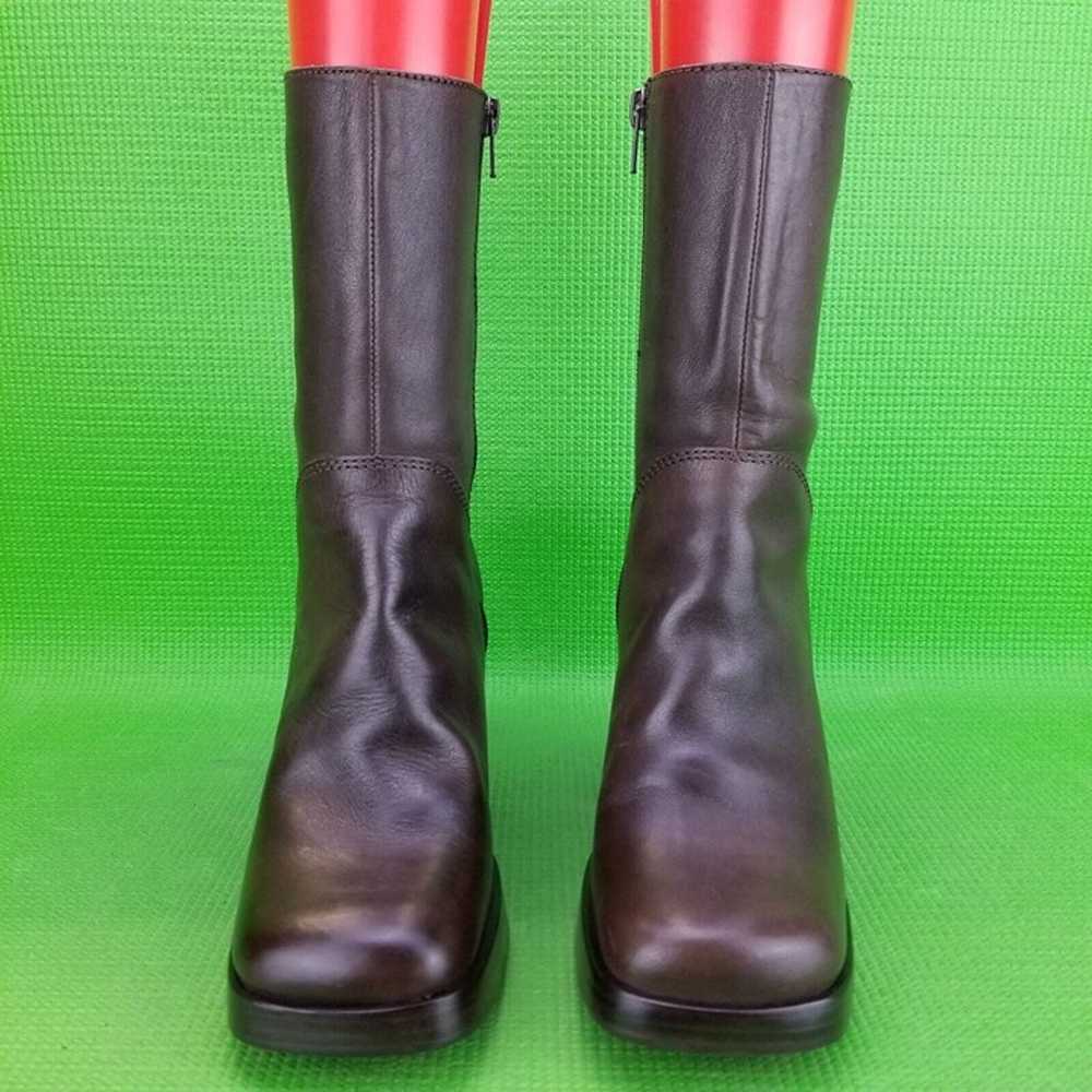 Y2K VTG Candies Platform Boots Women's 8M Brown L… - image 5