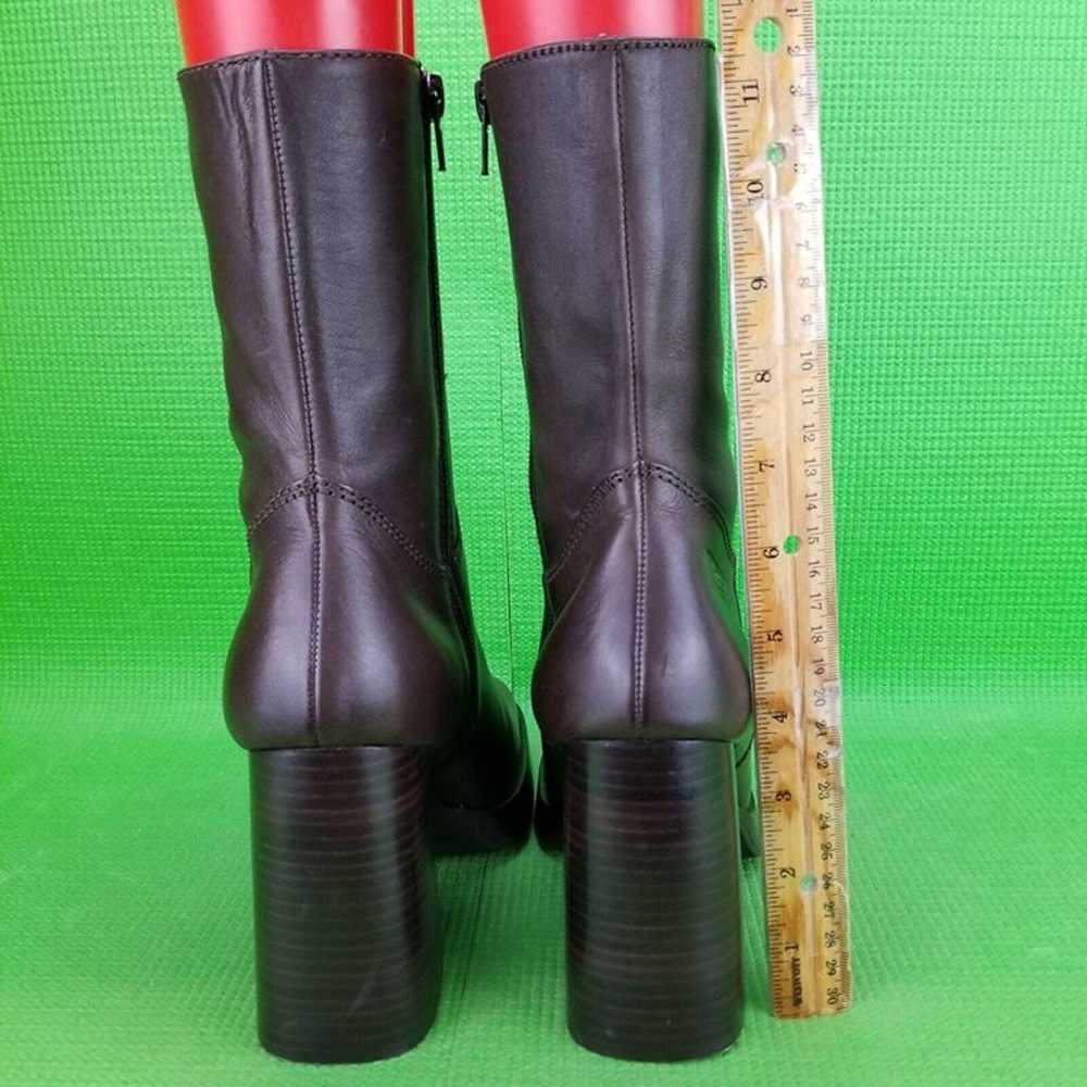 Y2K VTG Candies Platform Boots Women's 8M Brown L… - image 8