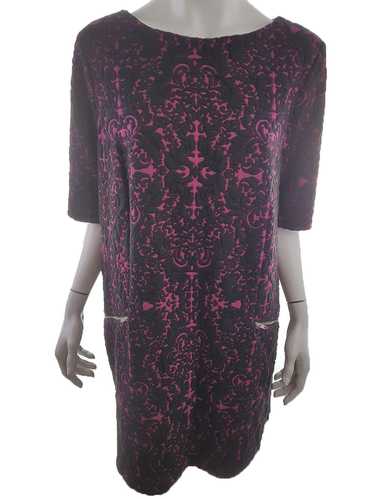 Dunnes  Size 20 (48) Purple Knee-Length Shift Dres