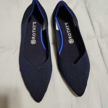 Rothy's The Point Flats Navy Size 11 - image 1