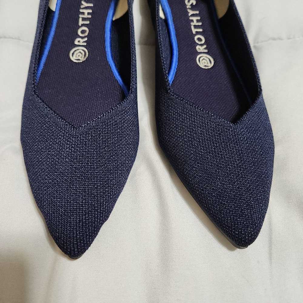 Rothy's The Point Flats Navy Size 11 - image 4